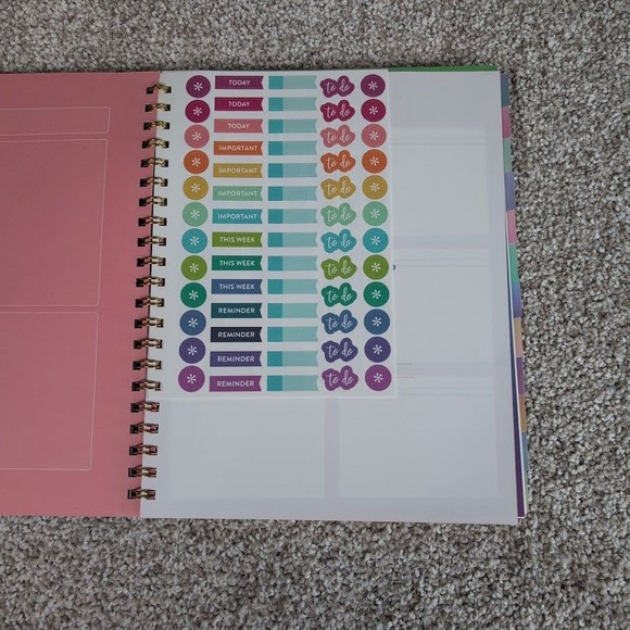 Inspired by Erin Condren Undated Weekly Monthly Vertical Planner Stickers - Picture 3 of 8